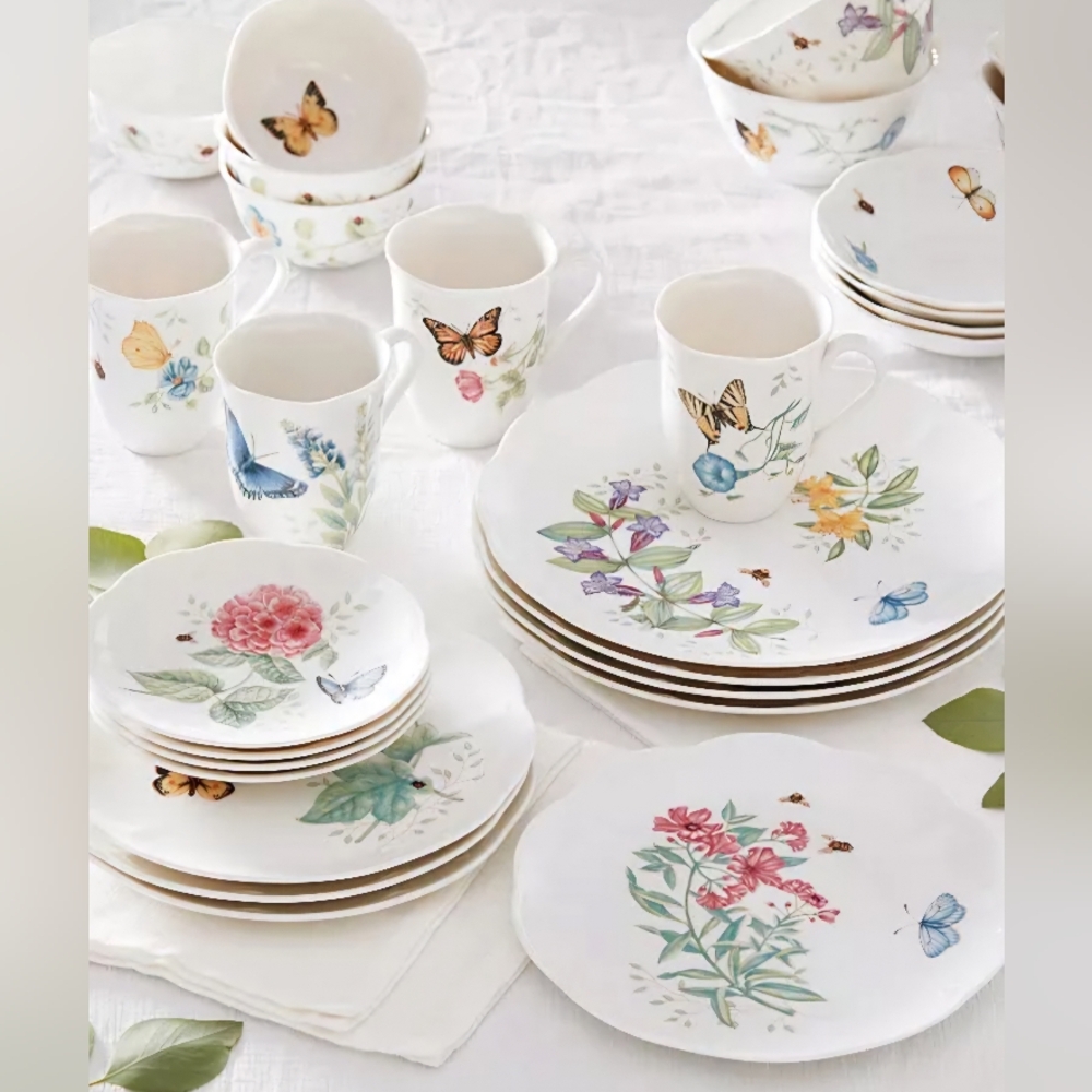 Beautiful Lenox  Butterfly Meadow Set Of 4